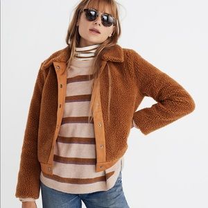 NWOT MADEWELL Sherpa Portland Jacket